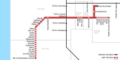 Təl-Əviv metro xəritəsi 